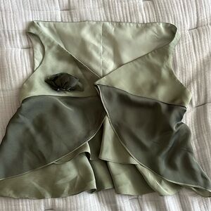 Vintage Floral Appliqué Top